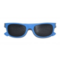 Pinhole bril met lichtblauw montuur